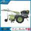 Rotary tiller furrow plough for walking tractors