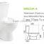 Ceramic Bathroom Sanitary Ware Washdown Two Piece Toilet