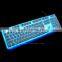 E-3LUE EM725 professional multimedia gaming keyboard with rainbow color