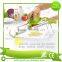 Handheld Mandoline Vegetable Slicer Kitchen Set Stainless Steel Blades With Food Safety Holder 5Pcs Set BPA Free ABS Plastic