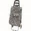 custom foldable vegetable shopping trolley bag with Large capacity