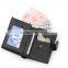 Wholesale black luxury leather wallet for men