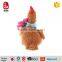 Meet EN71and ASTM standard stuffed toy chicken with flower