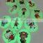 Any OEM Pictures on Glowing Stone Pendant Necklace Semi-precious Stone Jewelry for Children