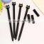 Promotional Gifts Wholesale DIY Creative Stationery Kids Personalized Novelty Gel Pen Black Cat Head Design Plastic Gel Pens