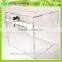 DDD-0079 Trade Assurance Shenzhen Factory Wholesale SGS Test Acrylic Charity Donation Box