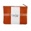 Travel faux leather Colorfield Zip Pouch
