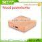 Wood/Bamboo Wireless Power Bank, Wireless charger in Power Bank for Smartphone