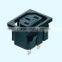220V AC socket two plug,12v male female switch ac and dc plug connector,