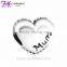 New Arrival Love Family Design 2016 Silver Charm Bracelets