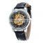 Vogue skeleton gold mechanical automatic watch for men