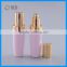 Popular Luxury cosmetic lotion pump bottle with gold cap