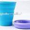 colorful Silicone drinking cup