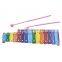 Kids Children Toddler Colorful 15 Note Glockenspiel Educational Musical Instrument Rhythm Band Toy Percussion