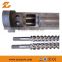 Plastic machine/machinery extruder conical screw barrel / set for PVC plastic products