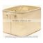 Foldable sturdy Line Canvas Kid Toy Organizer, Toy Storage Basket/ Tote Bag