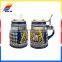 German Souvenir Roast flowers Cheap Ceramic Beer Mug