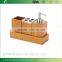 DT001 Eco Friendly Kyoto Bamboo Bath Set Trio Soap Pump Caddy