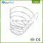 Newest tubbiness shape design metal wire empty hanging fruit basket
