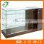 Wood Grain Jewelry Display Glass Showcase