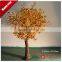 Chrismas outdoor decoration high artificial black trunk warm white light maple tree 2.0 Meter white leaf