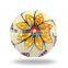 Ceramic Round Double neck Flower Print Knob