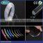 Flexible no UV radiation 2.5mm side glow polymer fiber optic cable for car decoration