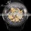 KS Steel Transparent Skeleton Automatic Men Mechanical Watch