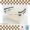 Stacking handy plastic home storage baskets by Japanese manufacturer