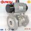 ss304 thread pneumatic ball valve with actuator