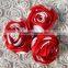 Wholesale stain rose flower, artificial flowers for weddings decoration