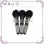 Top quality single plastic clear handle foundation makeup powder brush for sale