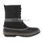 Mens Premium Warm Genuine Leather Snow Boots