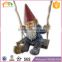 Factory Custom made best home decoration gift polyresin resin hanging gnome