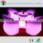 wireless remote control led furniture set RGBW color change led bar table and led chair