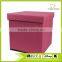 Solid Orange Color 600D Polyester Household Storage Foot