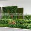 Home and outdoor decoration synthetic cheap 1m x 1m artificial vertical green grass wall E08 04C04