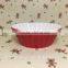 Stocked Porcelain color glazed dinner ceramic plate dishes