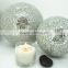 Silvery Crackle Tree Decoration Mirrored Carpet Hollow Glass Sphere