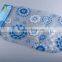 Oval Transparent pvc printed anti slip bath mat