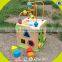 2017 wholesale baby wooden play cube newest kids wooden play cube fashion children wooden play cube W11B123