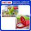 Transparent Plastic Two Portion Bulk Cereal Dispenser Food Dispenser