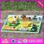2016 new design educational 3d puzzle toy wooden animal shapes for kindergarten W14D021
