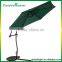9ft Patio Banana Outdoor Umbrella With Cross Base