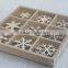 2015 art craft new design Christmas Present wooden stamps snow