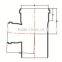 HIGH QUANLITY REDUCING TEE WITH SOCKET OF PVC GB STANDARD EXPANDING FITTINGS FOR DRAINAGE WITH GASKET