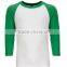 WHOLESALE Multiple COLOR BLOCK NEW CHILDREN KIDS CHILDHOOD YOUTH CVC 3/4 RAGLAN SOCCER JERSEY T SHIRT TSHIRTS T-SHIRTS