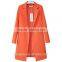 Women's Plus Size Wool Blazer Coat Long One Button Outwear Overcoat loose fit Jacket