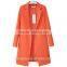 Women's Plus Size Wool Blazer Coat Long One Button Outwear Overcoat loose fit Jacket