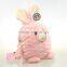 Soft super backpacks for children fashionable plush pink rabbit bag